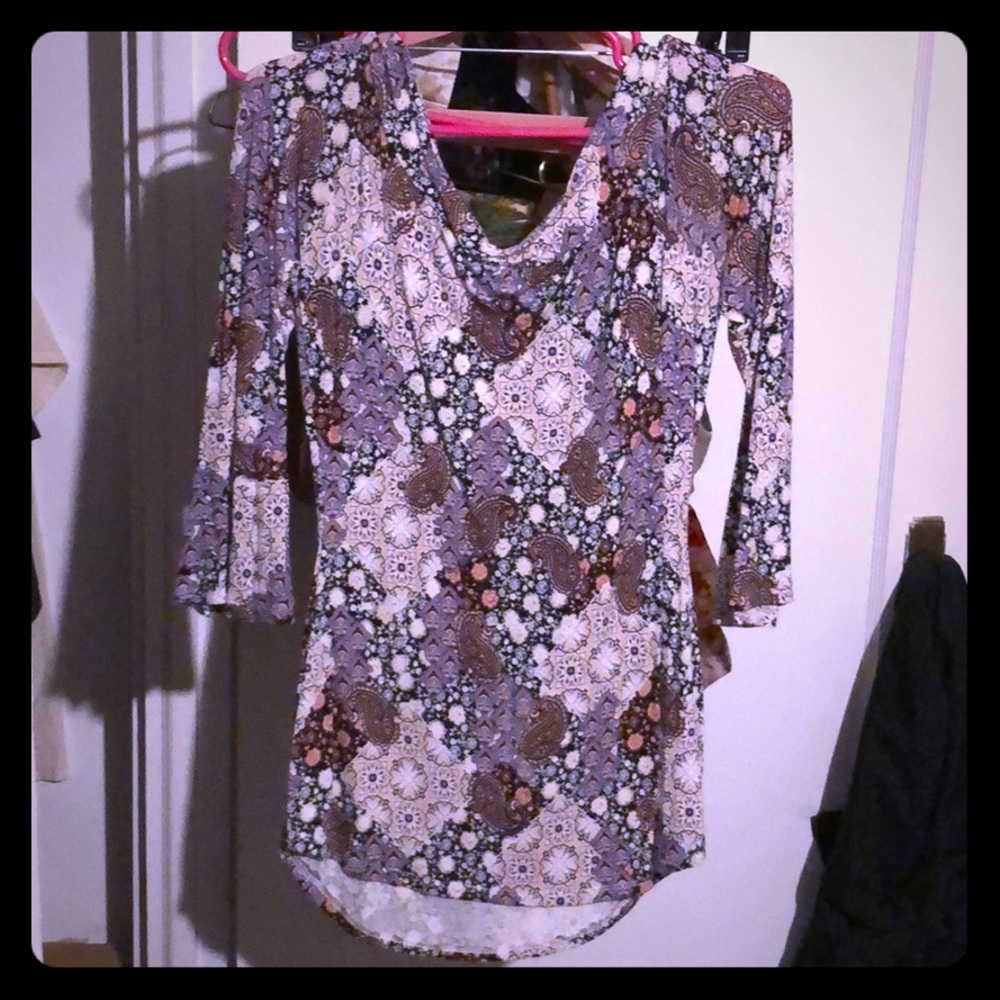3/4 length blouse